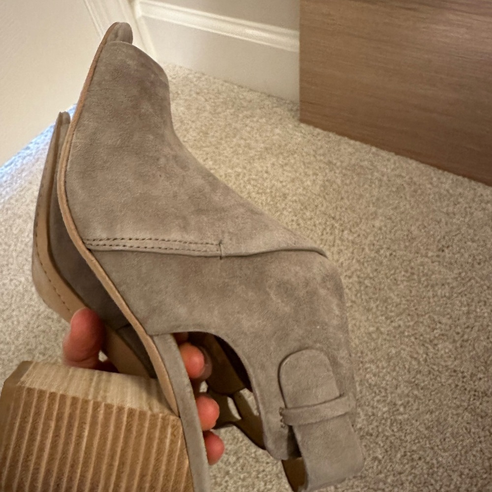 Women's Taupe Block Heel Sandals - Splendid - Picture 7 of 9